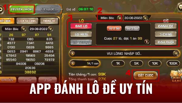 App Đánh Lô Đề Uy Tín 66loto - Chơi Lô Đề An Toàn, Hấp Dẫn